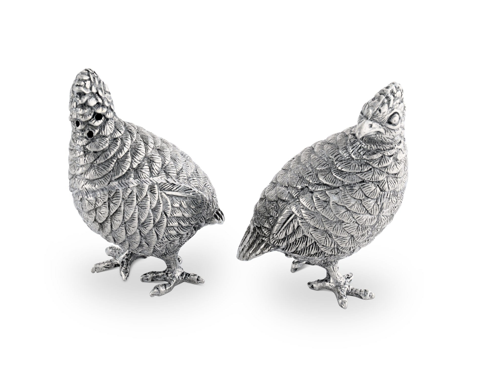 Standing Quails Salt & Pepper Set