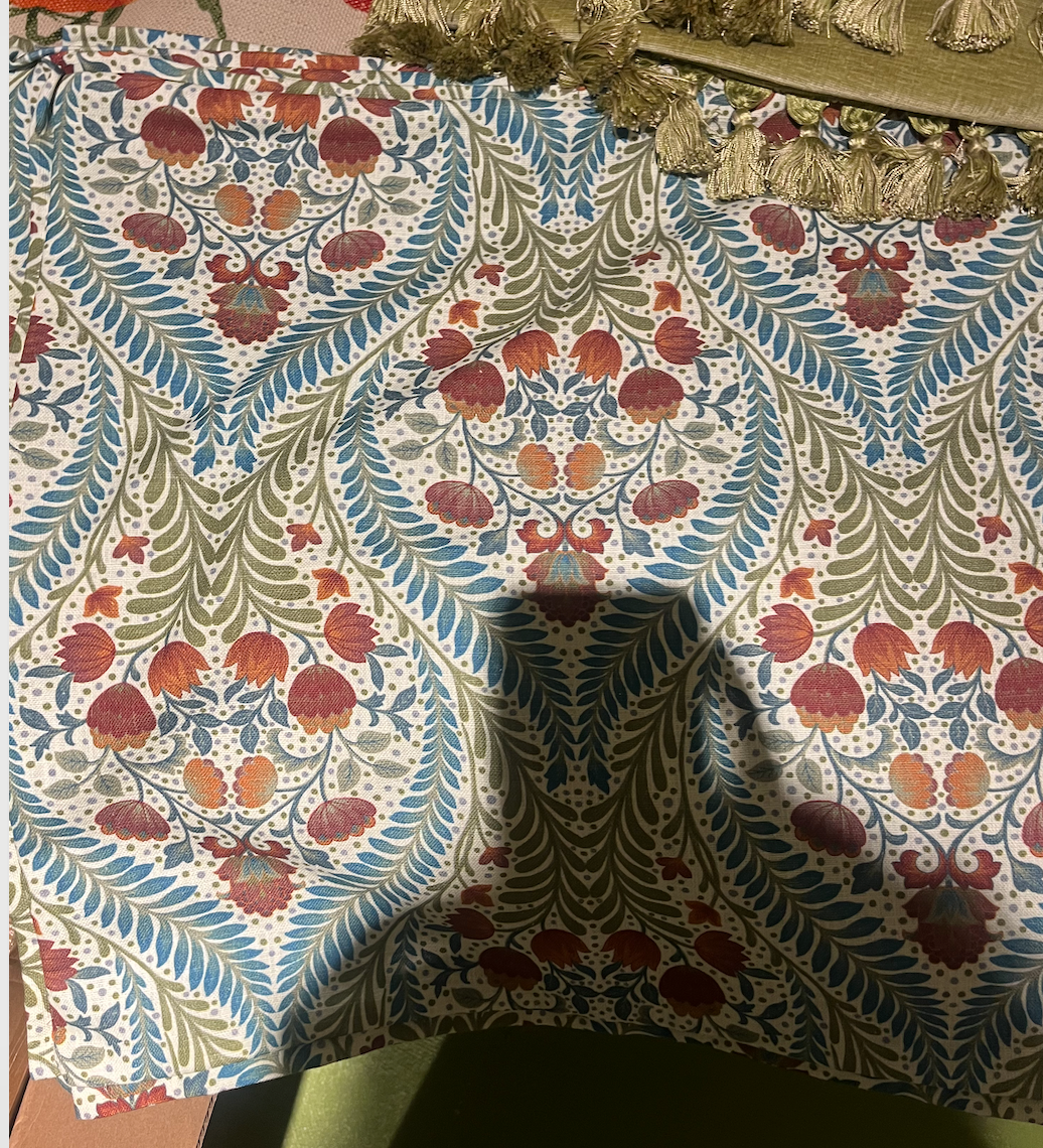 Custom Pillow - Blue Floral