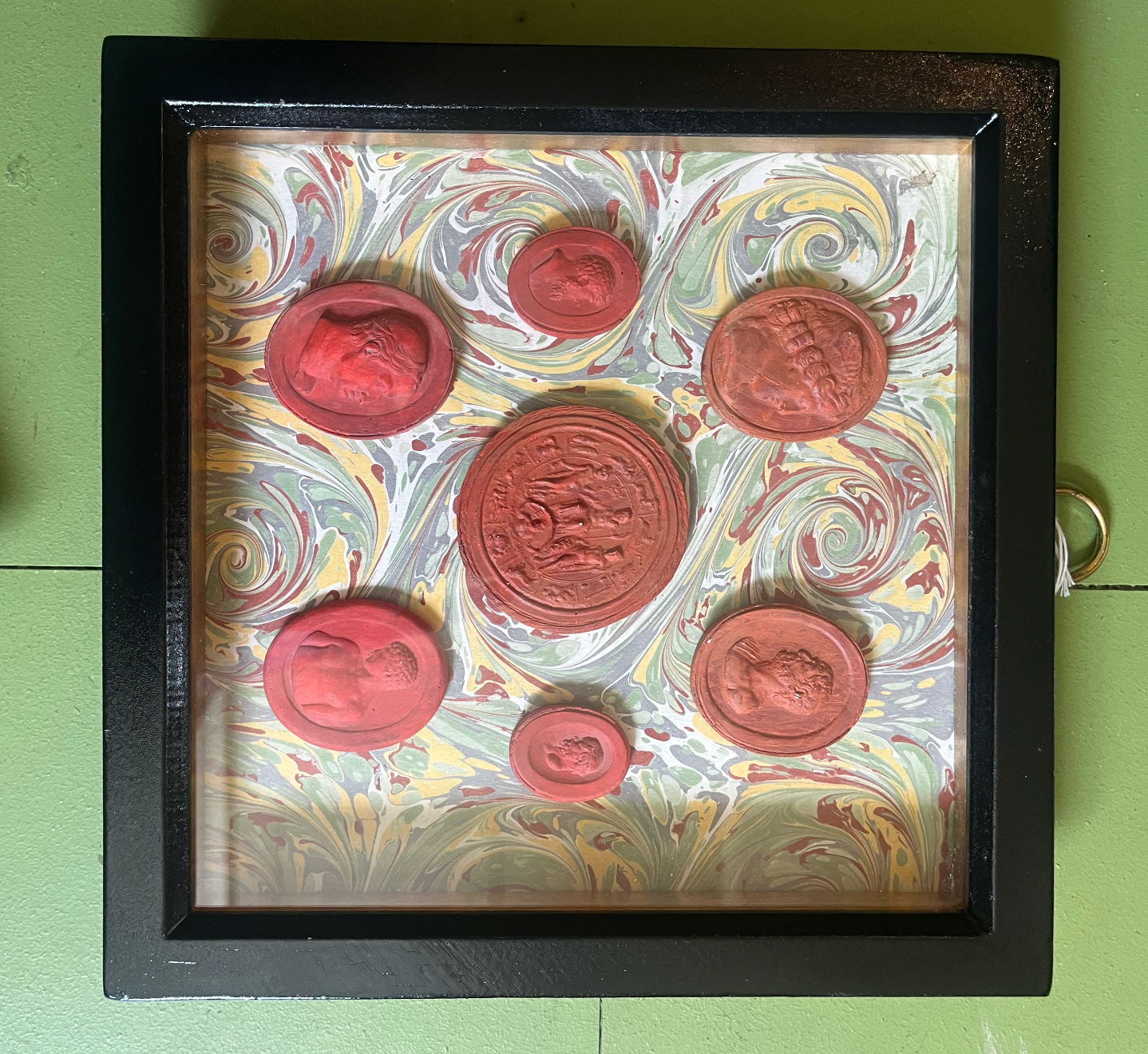 Terracotta Intaglio Shadowbox