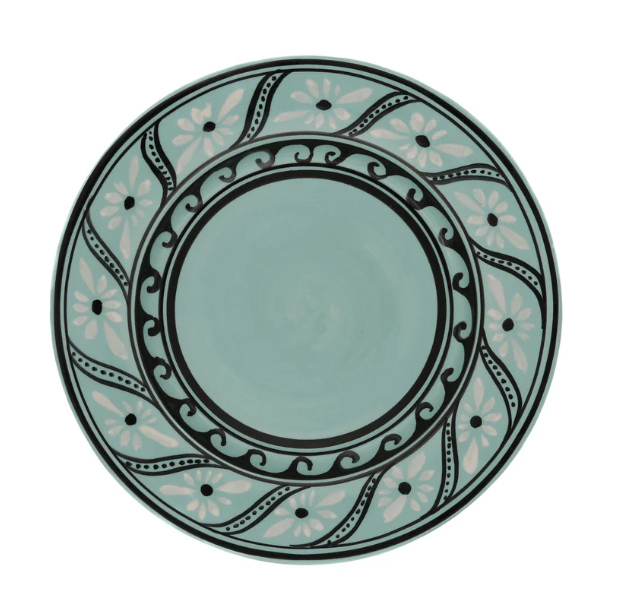 Gigi Aqua Dinner Plate