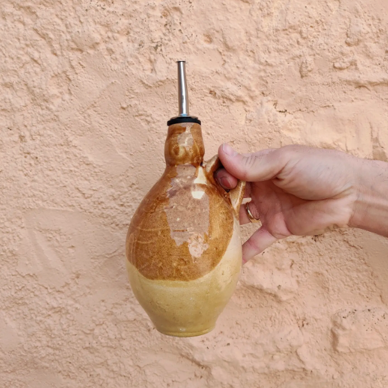 Ceramic Olive Oil Bottle