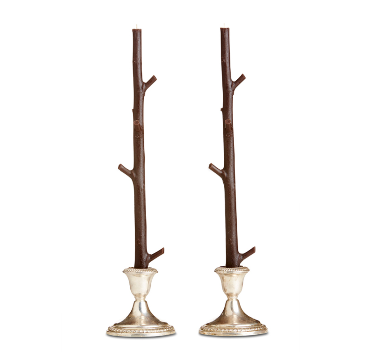 Maple Stick Candles, Pair