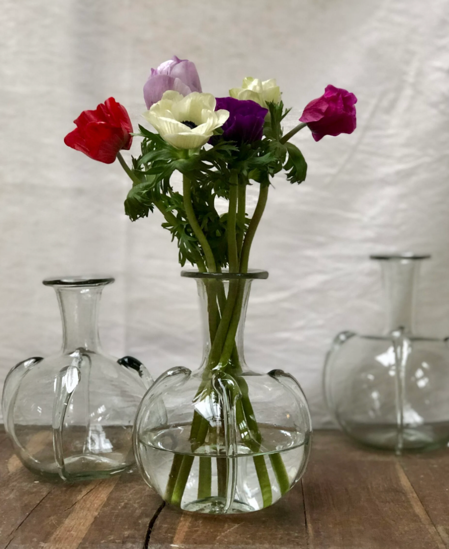 Moravia Transparent Bud Vase