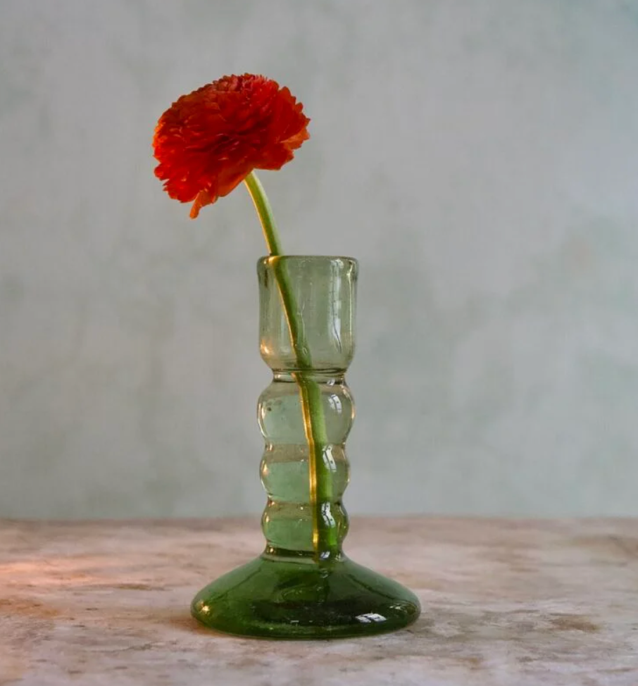 Bougeoir Bulles Transparent Bud Vase/Candleholder