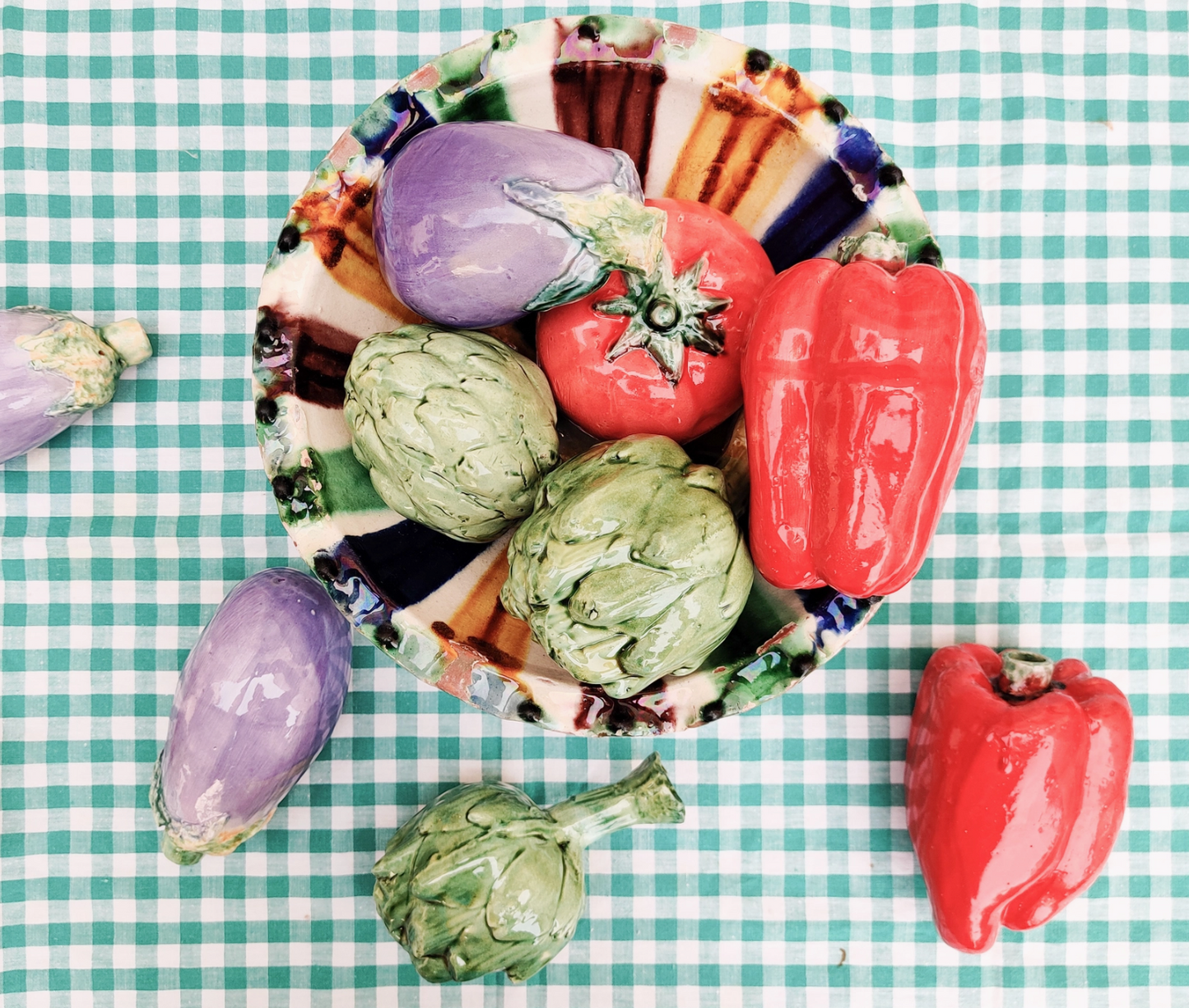 Ceramic Red Bell Pepper