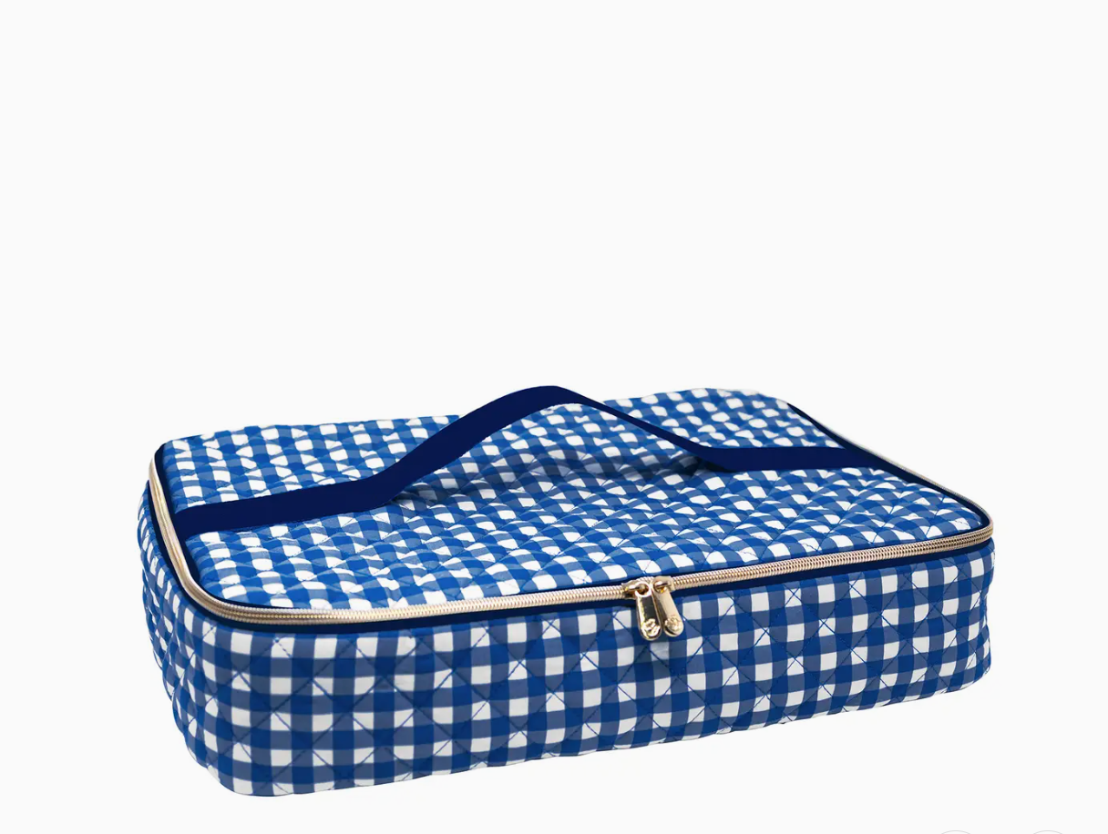 Gingham Casserole Carrier