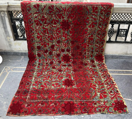 Red Suzani Quilt
