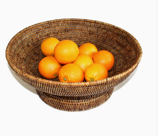 Round Pedestal Fruit Basket