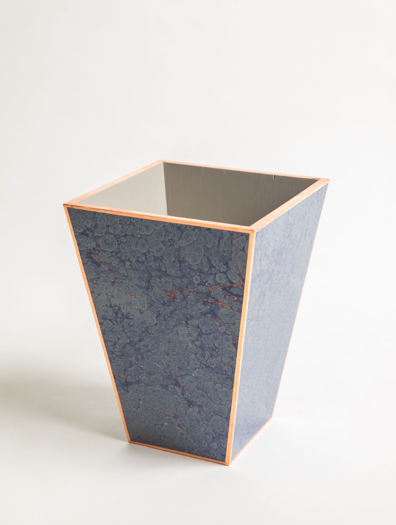 Marbled Wastepaper Basket
