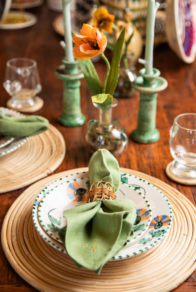 Cane Rattan Round Placemat