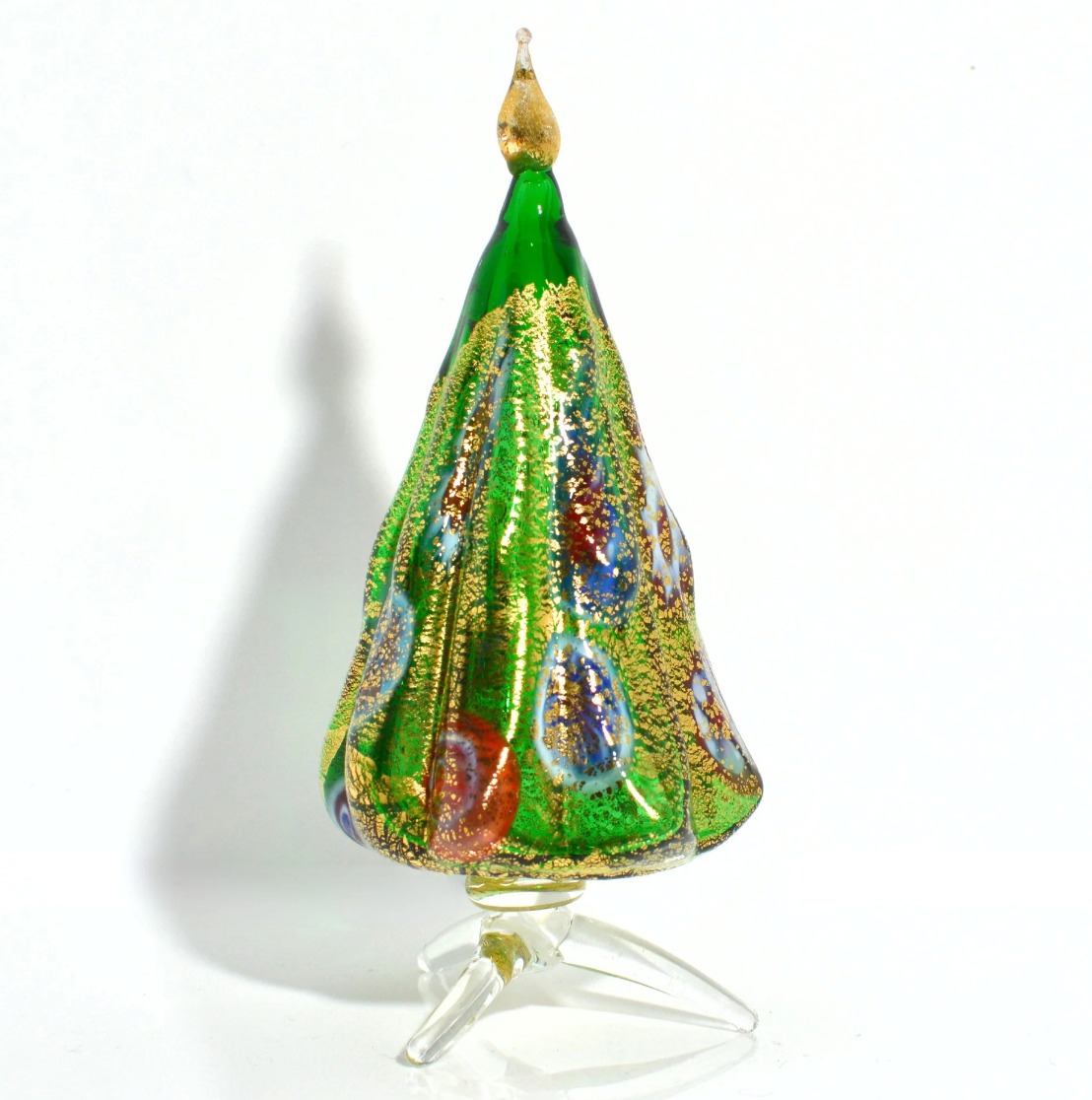 Murano Millefiori Christmas Tree, 24k gold