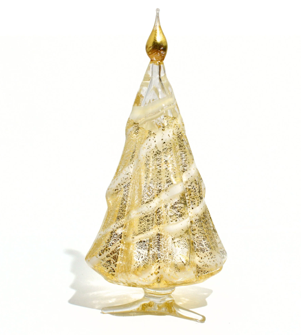 Murano Millefiori Christmas Tree, 24k gold