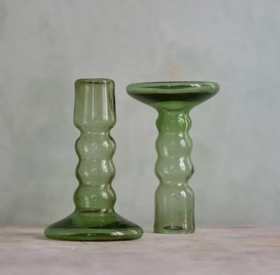 Bougeoir Bulles Transparent Bud Vase/Candleholder