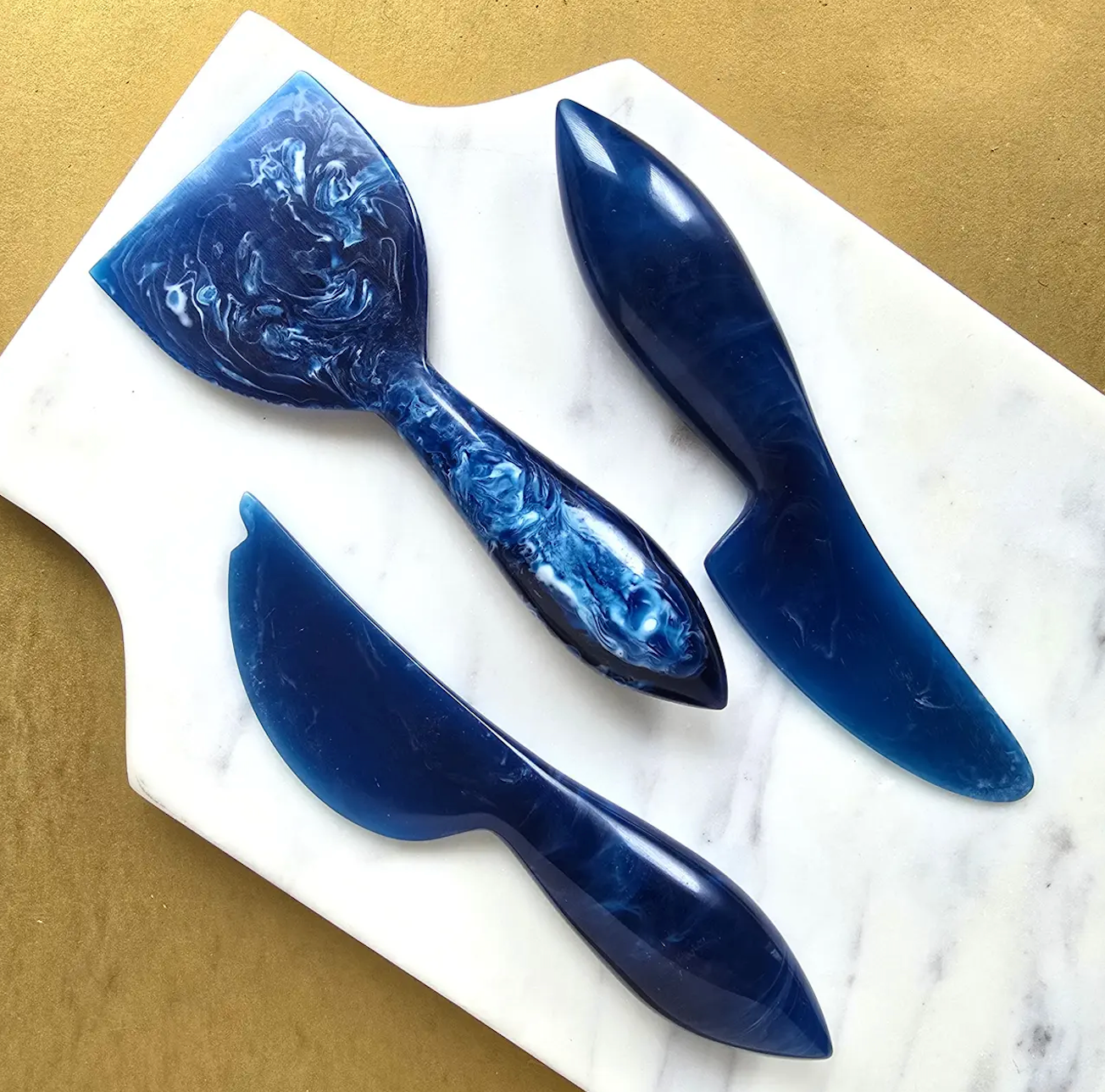3-Piece Resin Cheese Knives Set