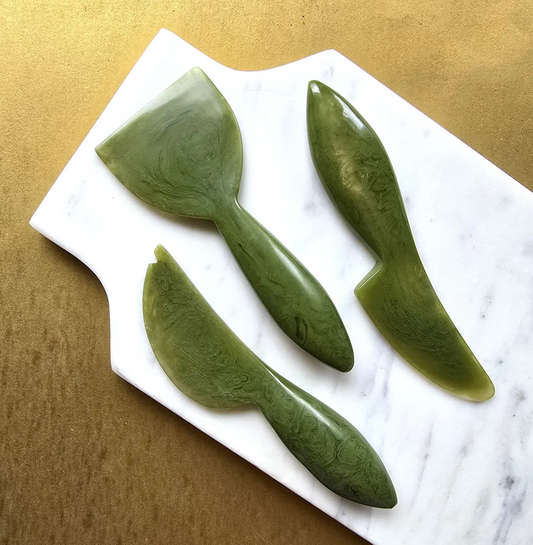 3-Piece Resin Cheese Knives Set