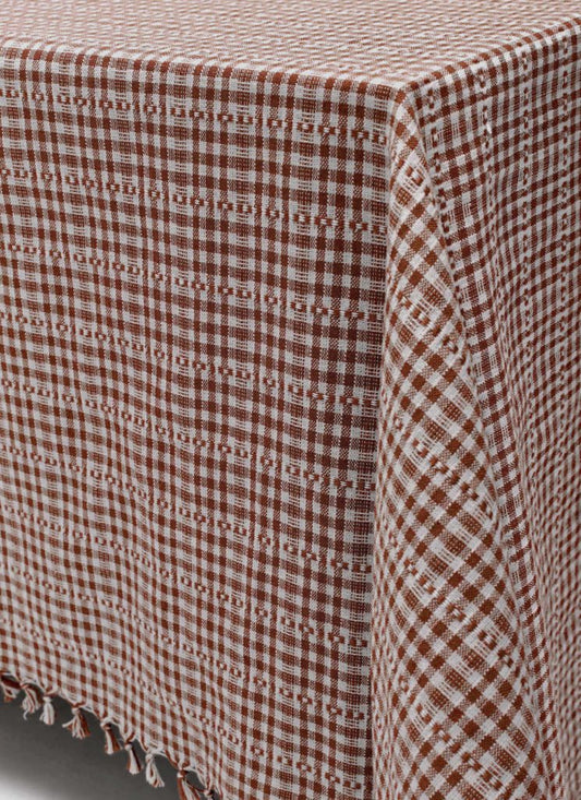Soho Nutmeg Tablecloth, Large