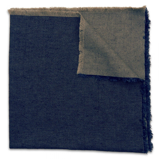 Washed Fringe Napkin Indigo