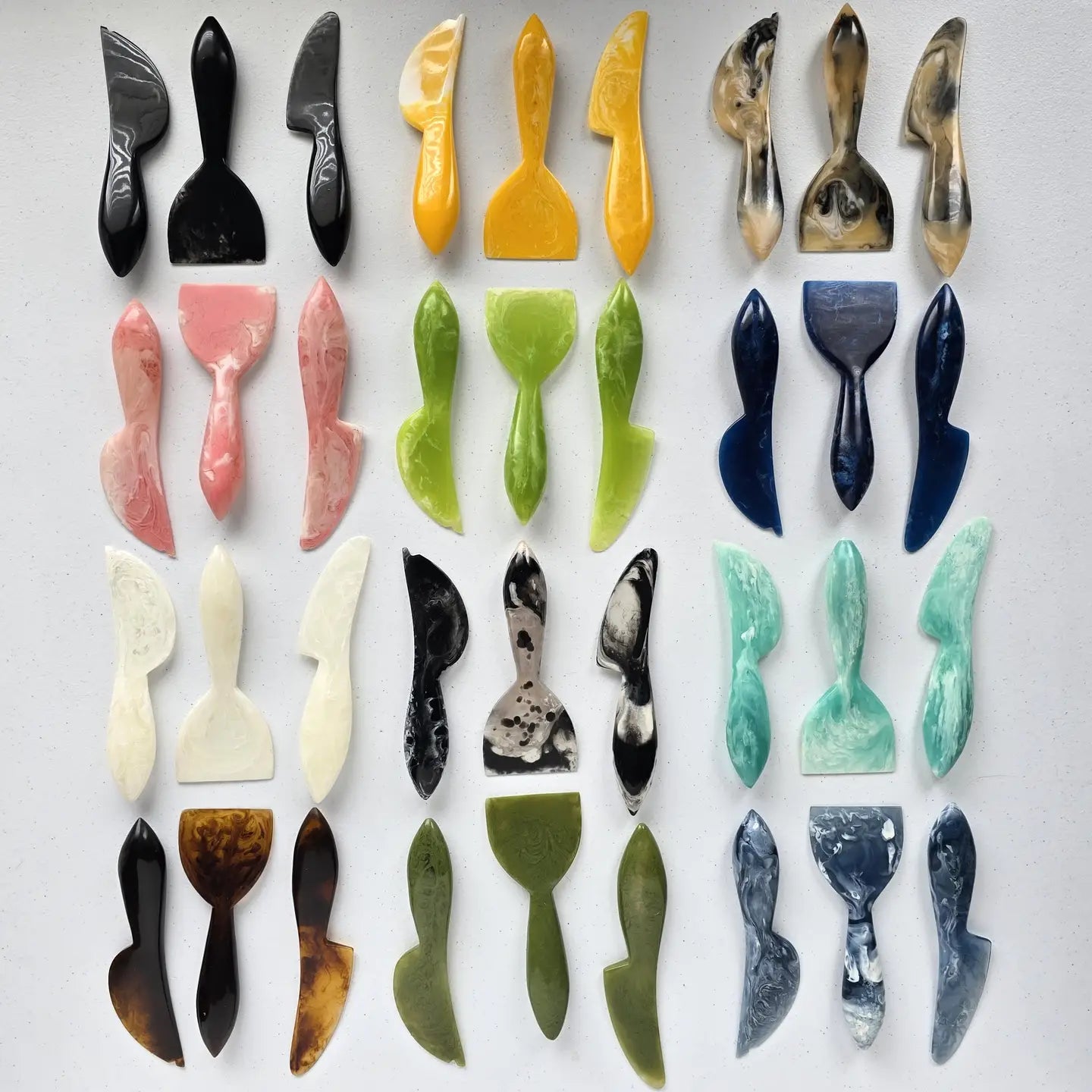 3-Piece Resin Cheese Knives Set