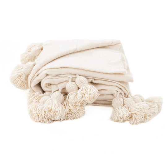 Moroccan Pom Pom Blankets