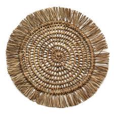 Fringed Raffia Coaster