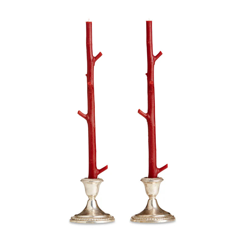 Maple Stick Candles, Pair
