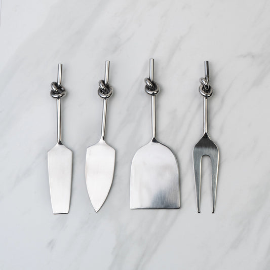 Knot Handle Cheese Tools, Set Of 4