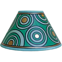Circles Lamp in Turquoise, Small