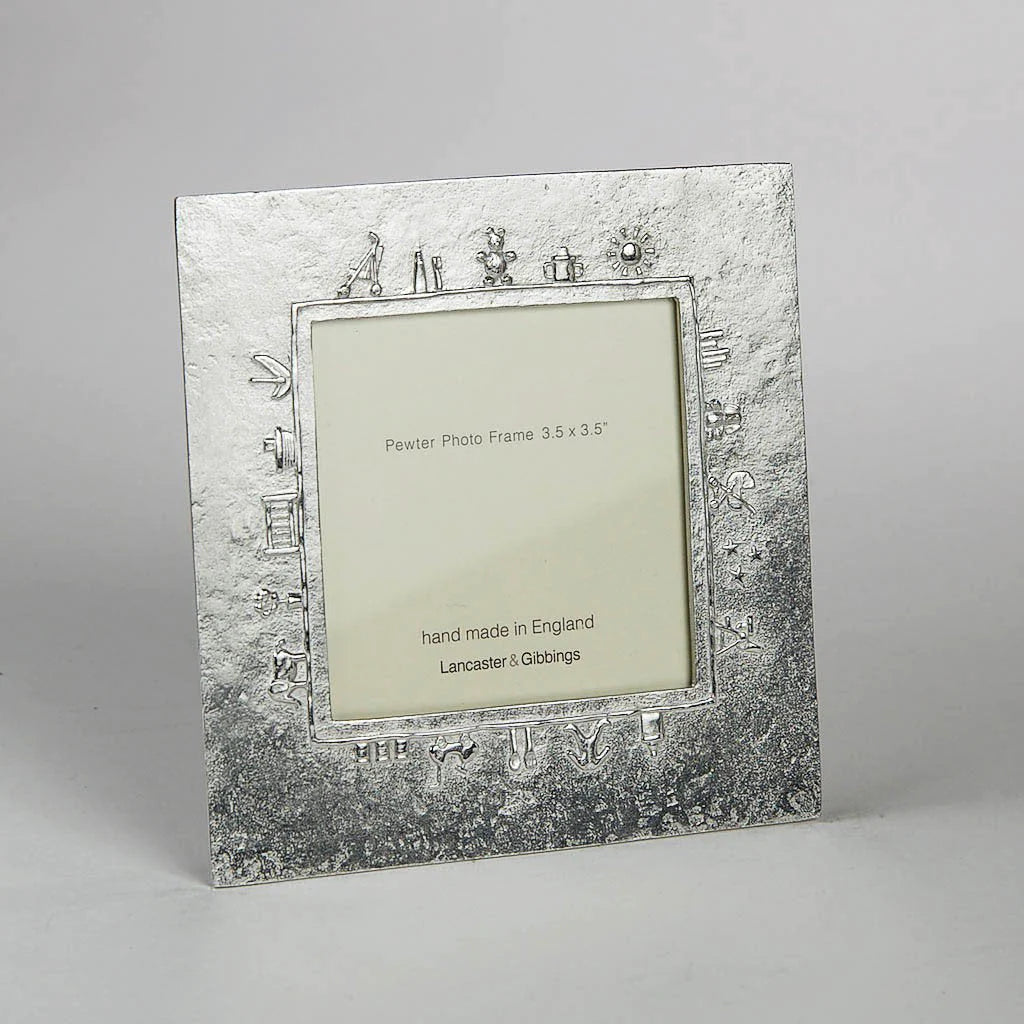 Baby Charms Square Photo Frame, 3.5" x 3.5"